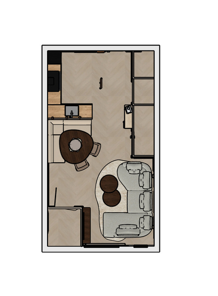 Plattegrond met indelingsplan